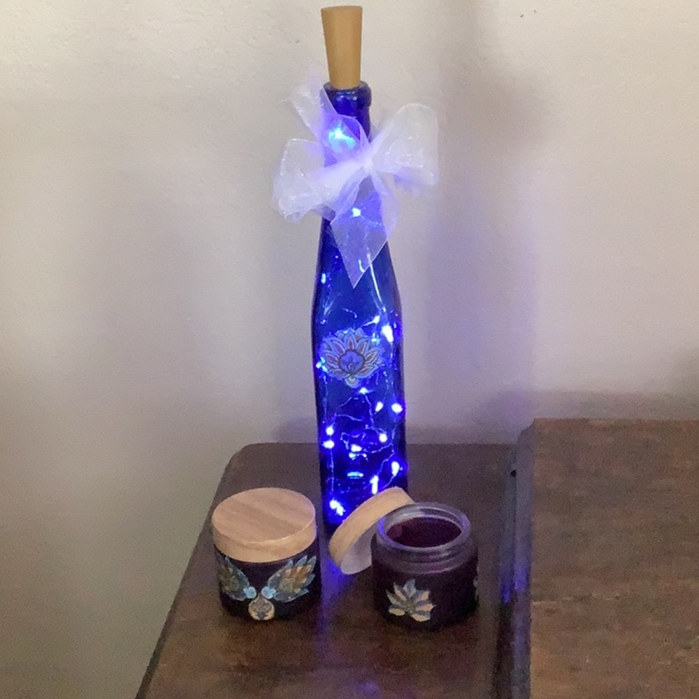 3 Piece Set of Hand Crafted Decor